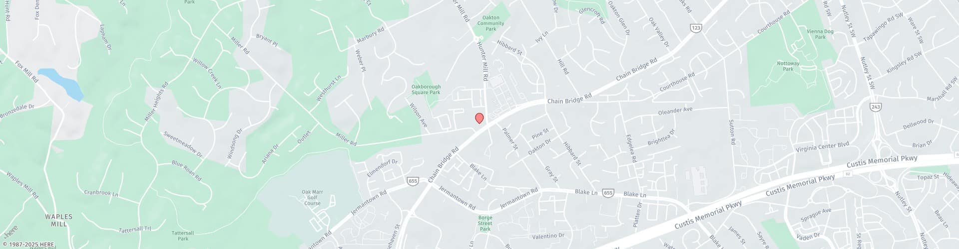 Location Map: 2946 Chain Bridge Road Oakton, VA 22124